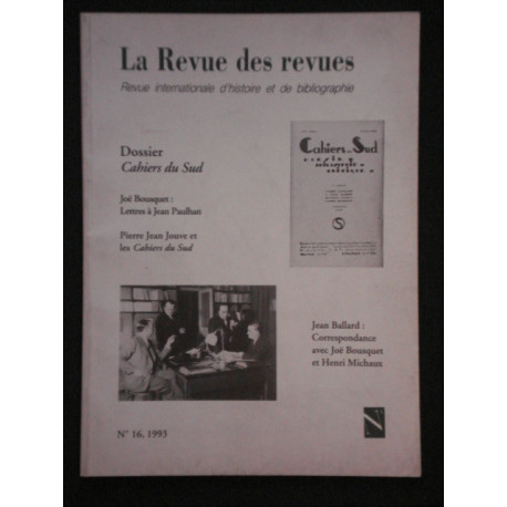 La Revue des Revues. Revue Internationale d'histoire et de...