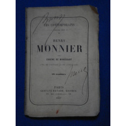 Henry Monnier. Avec un portrait et un autographe. 2e édition