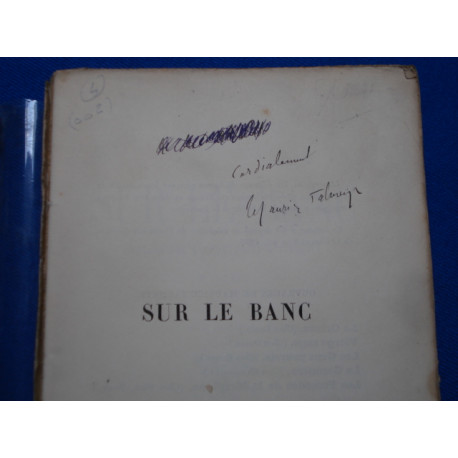 Sur Le Banc. Impressions et portraits d'audience. 3ème Série....