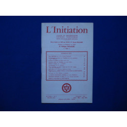 L'Initiation. Cahiers de documentation Esotérique Traditionnelle