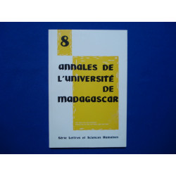Annales de l'Université de Madagascar. Série Lettres et Sciences...