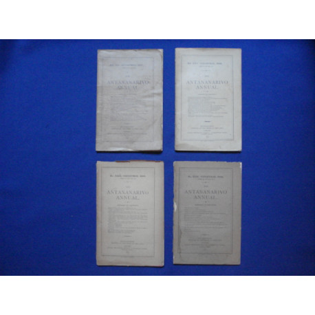 The Antananarivo Annual and Madagascar Magazine.Vol. VI