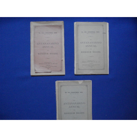 The Antananarivo Annual and Madagascar Magazine. Vol.IV