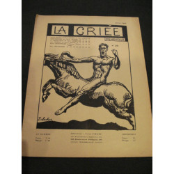 REVUE Mensuelle : LA CRIEE. N°20. Janv. 1923