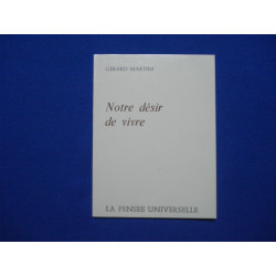 Notre désir de Vivre