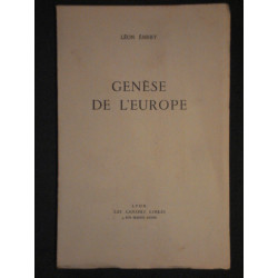 Genèse de l'Europe