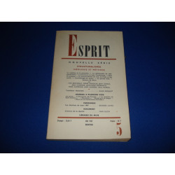 Revue ESPRIT. Structuralismes. Idéologie et Méthode. N°5