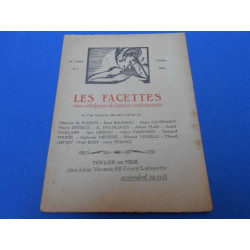 Les Facettes. Anthologie mensuelle de la poésie...