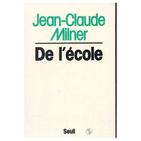 De L'ecole