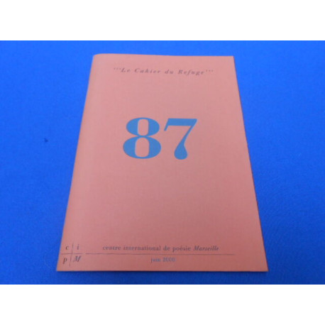 Revue: "Le Cahier du refuge" 87