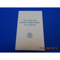 Les CanonS Mérovingiens (VIe - VIIe). Tome II. N°354