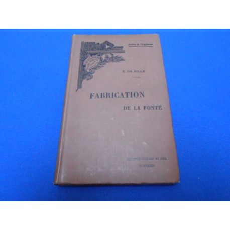 Fabrication de la Fonte