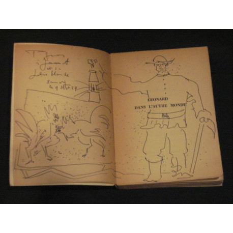 Léonard dans l'autre Monde (S.P. Envois + Dessins originaux de...