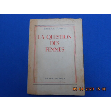 La Question des Femmes