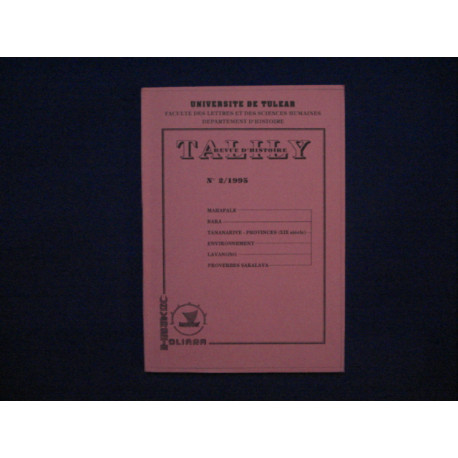 Talily. Revue d'Histoire. N°2