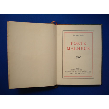 Porte malheur