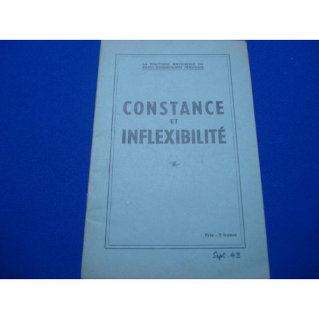 La Politique Nationale du Parti Communiste Français. Constance et...