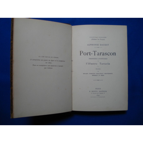 Port-Tarascon. Dernieres Aventures De LIllustre Tartarin. Dessins...