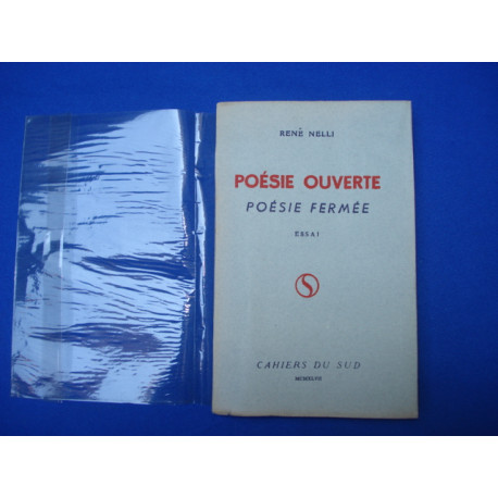 Poésie ouverte poésie fermée. Essai