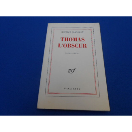 Thomas l'obscur / nouvelle version