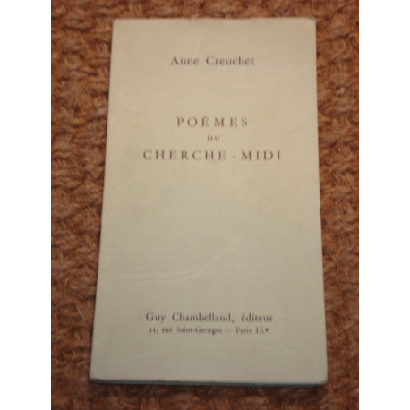 Poèmes du Cherche Midi