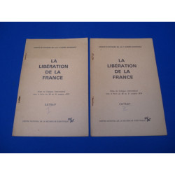 La Libération de la France. Le Rôle des Socialistes . Intervention