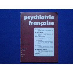 Psychiatrie Française. N°5