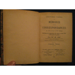 Lectures tirées des mémoires et des correspondances du XVIIe et du...