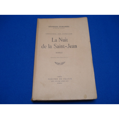 La nuit de la saint jean chronique des pasquiers