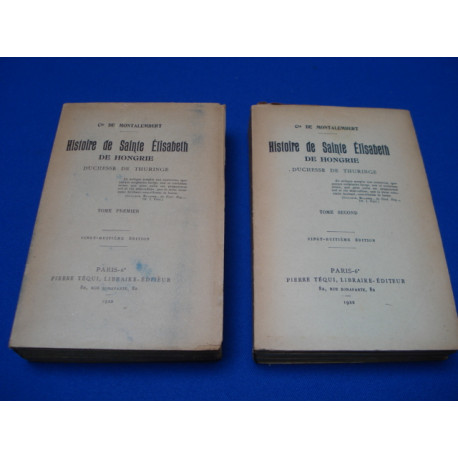 Histoire de Sainte Elisabeth de Hongrie Duchesse de Thuringe