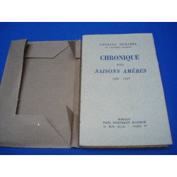 Chroniques des saisons amères (1940-1943) (signature de l'auteur)