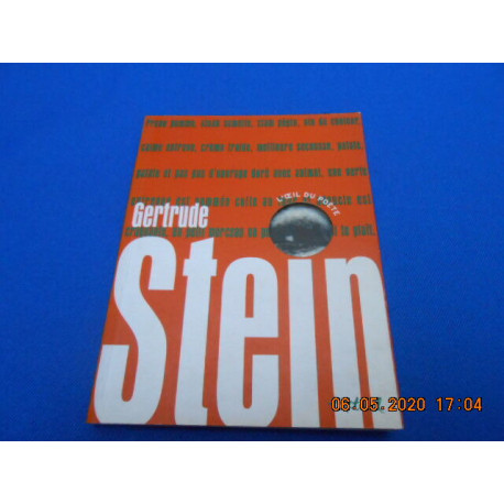 L'Oeil du Poète . Gertrude Stein. N°14