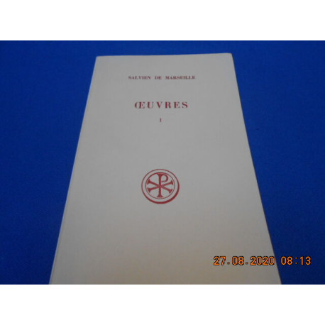 Oeuvres. TOME I. Les Lettres Les Livres de Timothée à l'Eglise. N°176