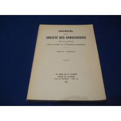 Journal de la Société des Africanistes publié avec le concours du...