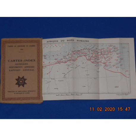 Cartes Index. Glossaire Documents annexes Rapport General. N°12