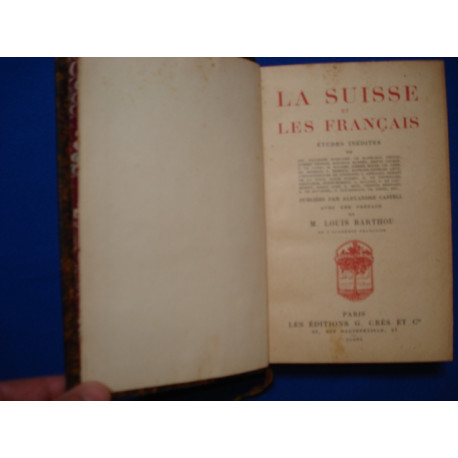 La Suisse et Les Français