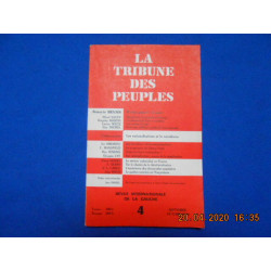 LA TRIBUNE DES PEUPLES. N° 4. Sept. - Oct 1953