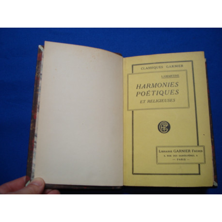 Harmonies poétiques et Religieuses