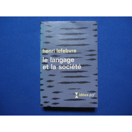 Le Langage et la société