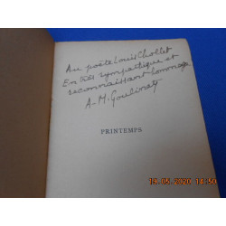 PRINTEMPS (Envoi de l'auteure a Louis Chollet)