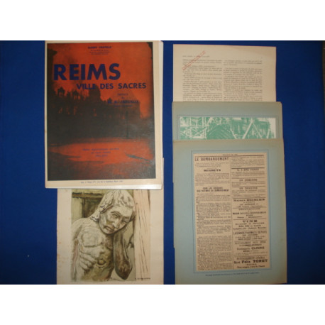 Reims ville des sacres. Notes diplomatiques secrètes et récits...
