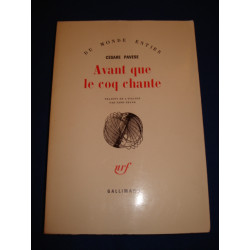 AVANT QUE LE COQ CHANTE