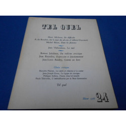 Tel Quel. N°24 Hiver 1966