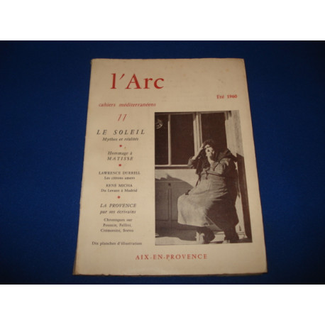 L'ARC. Cahiers méditerranéens. LE SOLEIL. N°11. 1960