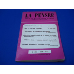 La Pensée. Revue du Rationalisme Moderne. N°163
