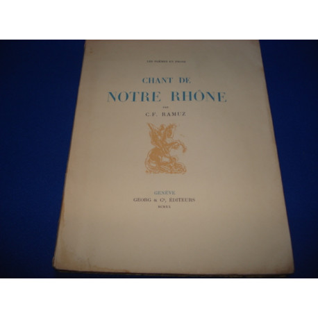 Chant de notre Rhône