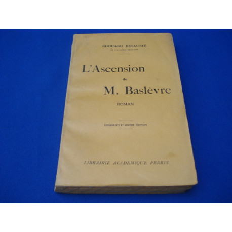 L'Ascension de M. Baslèvre
