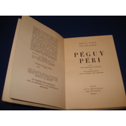 PÉGUY PÉRI. Avec une préface de VERCORS et une introduction par le...