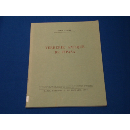 Verrerie Antique de Tipasa