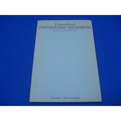 TRANSCULTURAL PSYCHIATRIC RESEARCH. Vol. I